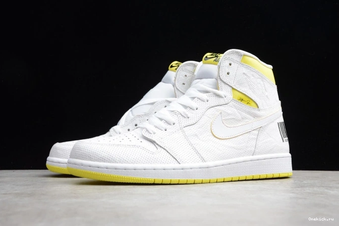 One Kick Flight Jordan 1 OG 555088-170 Air Class High Retro First 0809